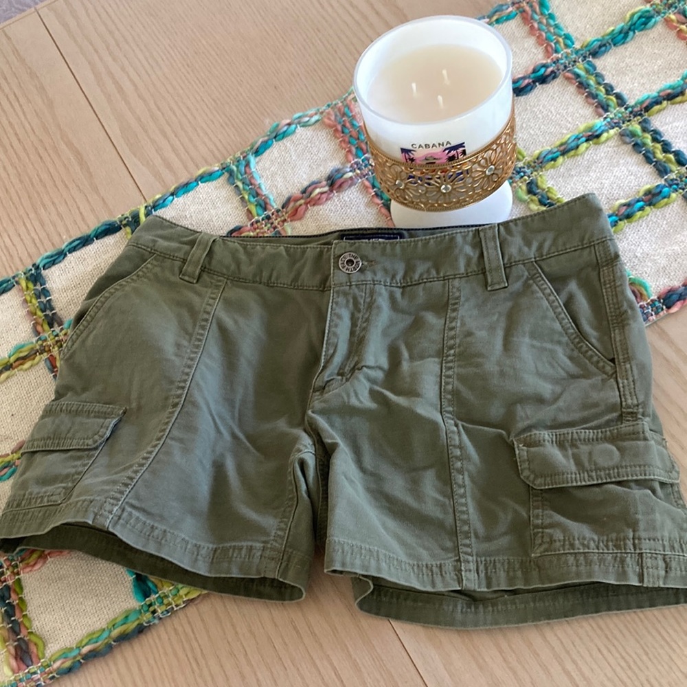 The North Face Olive Green Cargo Women’s Shorts